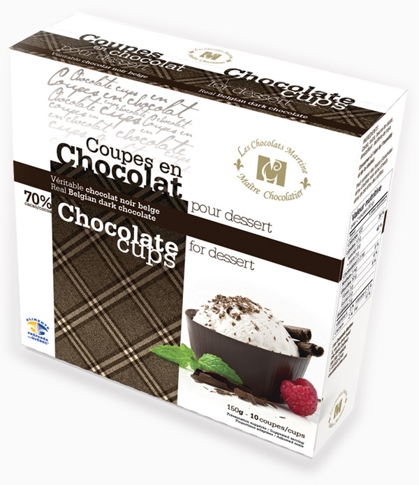 Véritable chocolat noir belge fait à 70% de cacao.