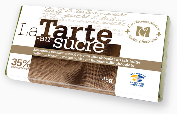 Savourez le goût riche et onctueux de la Tarte-au-sucre. Un pur d'un savoureux fondant enrobé de véritable chocolat au lait belge à 35 % de cacao.